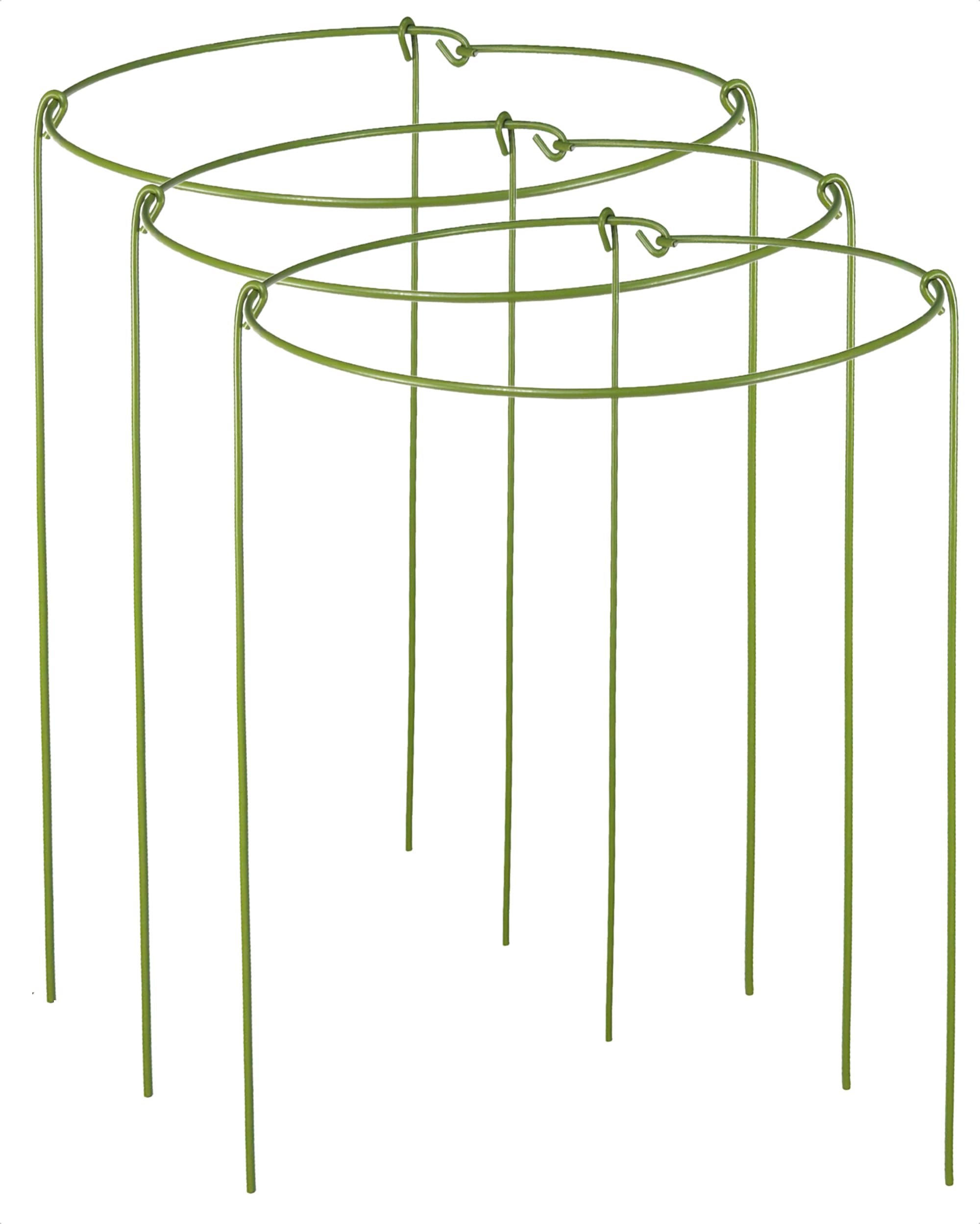 Amazon.com : 3 Pack Plant Support Stakes, Adjustable Plant Ring